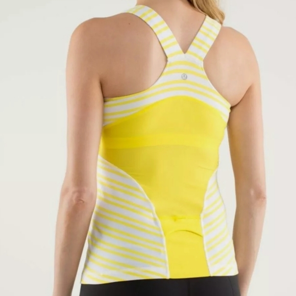 LULULEMON Sizzle Yellow White Stripe - Picture 3 of 16